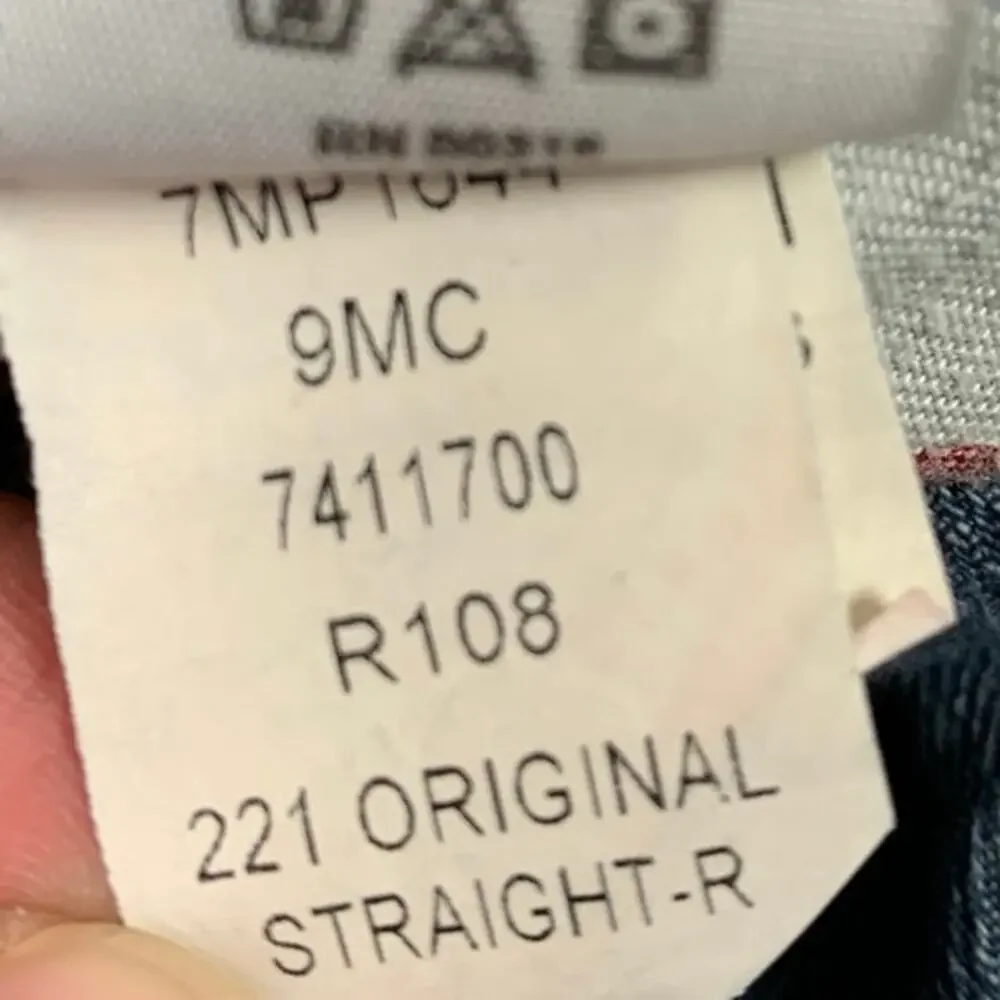 Lucky Brand Men 221 Original Straight Denim Jeans‎ Medium Wash 38x32 Stretch